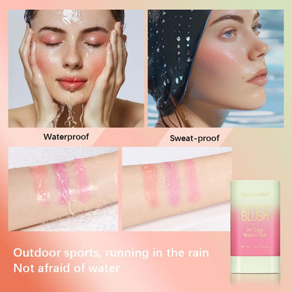 Elevate Your Glow with the Temperature Change 3-in-1 Cheek & Lip Tinted Pixiblush Stick - Versatile Blush Makeup for a Radiant Look!